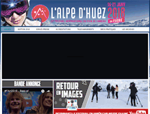 Tablet Screenshot of festival-alpedhuez.com